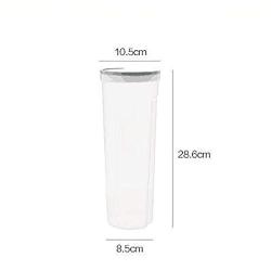 Plastic Noodle Storage Box Grain Cereal Storage Jar Spaghetti Box Kitchen Noodle Storage Tank Storage 3 PCS