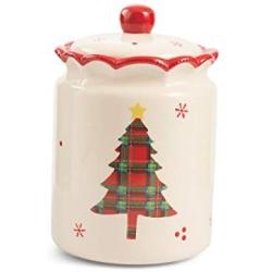 Villa d Este Home Tivoli Tartan, Dolomite Jar, Multi-Colour, 13.8 cm