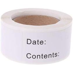 MEIYIN 125pcs/roll Home Kitchen Food Storage Labels Refrigerator Freezer Adhesive Sticker DIY