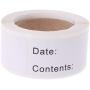MEIYIN 125pcs/roll Home Kitchen Food Storage Labels Refrigerator Freezer Adhesive Sticker DIY