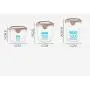Bouteilles hermétiques en plastique pratiques pour épices, mini clips pour rangement, bleu. Bouteilles hermétiques en plastique pratiques pour épices, mini clips pour rangement, bleu.