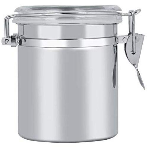 Zerone Stainless Steel Coffee Canister Food Storage Jar Tea Sugar Milk Powder Container(B 1312.5cm)