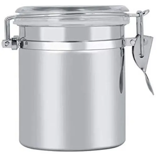 Contenant Kitchen, Boîte à Café en Acier Inox, Pot à Aliments, Récipient de Conservation pour Thé, Sucre, Lait, Poudre (B 1312.5cm) Contenant Kitchen, Boîte à Café en Acier Inox, Pot à Aliments, Récipient de Conservation pour Thé, Sucre, Lait, Poudre (B 1312.5cm)