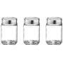 Treo Cube Jar 310Ml 3 Pcs Set Storage Container - Nocolortrans