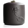 Tea caddy storage,Tea tins containers,Tea storage jar Ceramic tea accessories Sealed tea cans-B