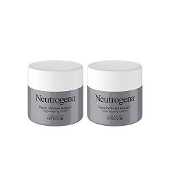 Rapid Wrinkle Repair Retinol Regenerating Face Cream & Hyaluronic Acid Anti Wrinkle Face Moisturizer 1.7 oz (2 Pack)