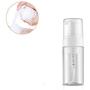 2Pcs Clear PET Plastic Foamer Pump Bottle Travel Size Dispenser for Mousse Cosmetic Makeup Cream Lotion Facial Cleanser Shampoo Cleanser Shower (100ML/3.3oz)