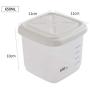Kitchen Classification Sealed Crisper Plastic Refrigerator Freezer Storage Box Food Storage Box Grain Storage Tank (Size : S)