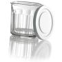 Luminarc N7593 Working Glass Storage Jar with Lids, 14 Ounce, Set of 4, Clear