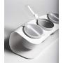 Mini Spice Jars Three-piece suit seasoning box creative kitchen spoon cover one seasoning jar