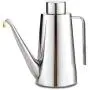 28oz 800ml Olivenöl-Zapfenspender, Spiegelpolierter 304 Edelstahl Olivenöl-Behälter Topf Dichtungsgünstig für Küche Öl-Glas-Behälter-Schütte