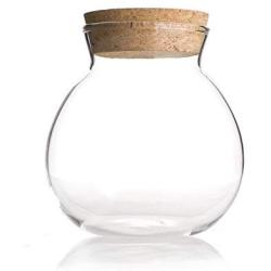 Shelf Floating Storage Jar Glass Tea Pot Kitchen Heat-resistant Scented Tea Transparent Sealed Jars Storage Tank.