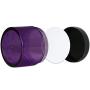 Beauticom 2 oz. (60g /60ML) (Quantity: 36 Packs) Thick Wall Round Leak Proof PURPLE CLEAR Acrylic Jars with BLACK Lids for Beauty, Cream, Cosmetics, Salves, Scrubs