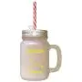 Yellow WorldS Coolest Alaskan Girlfriend AK Frosted Glass Mason Jar With Straw Yellow WorldS Coolest Alaskan Girlfriend AK Frosted Glass Mason Jar With Straw