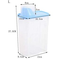 Kitchen grains/legumes storage box Storage jar Plastic Transparent with Lid Seal 3-piece set