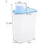 Kitchen grains/legumes storage box Storage jar Plastic Transparent with Lid Seal 3-piece set
