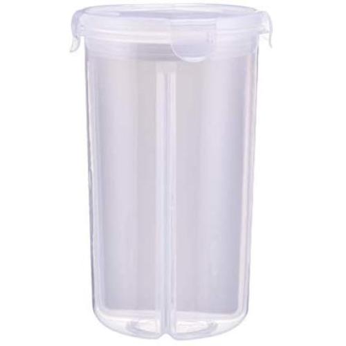 Poniu Separate Transparent Sealed Tank, Grain Storage Container Box, Dry Dried Food Storage Tool, Preservation Case, Durable (L)
