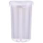 Transparent Plastic Storage Box Dry Dried Food Storage Box Separated Container Box 2L Clear,B