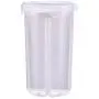 Poniu Transparente, abbarer Behälter, Getreidespeicher-Box, Trocken-Lebensmittel-Aufbewahrungstrog, Konservierungskasten, Robust (L)