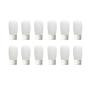 12Pcs Portable Travel Bottle Set Plastic Squeeze Bottle With Flip Cap Soft Tube Hose Toiletry Bottle Leakproof Travel Containers Dispenser for Facial Cleanser Hand Cream Lotion Shampoo 30ml/1oz