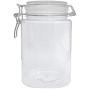 Fixture Displays Wire Clasp PET Jar 1250 ml Spice Jar Seal Paint Oil Storage Jar Container Lock 18615-1250ML-12PK-NPF!