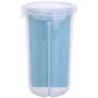 5L Pp Transparent Partition Store Vacuum Can Whole Grains Storage Jar for Kitchen Pink/Green/Blue L Size,Green