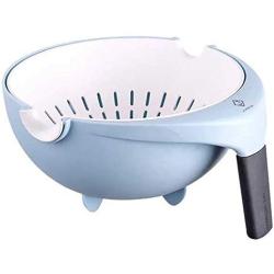 JUSTDOLIFE Kitchen Colander Multi-purpose Stackable Vegetable Strainer Bowl Washing Bowl