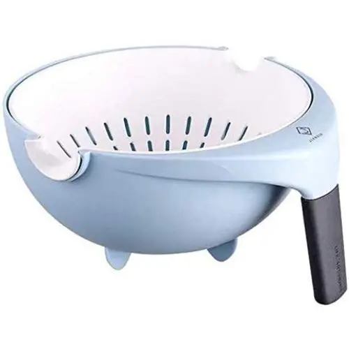 JUSTDOLIFE Kitchen Colander Multi-purpose Stackable Vegetable Strainer Bowl Washing Bowl JUSTDOLIFE Kitchen Colander Multi-purpose Stackable Vegetable Strainer Bowl Washing Bowl