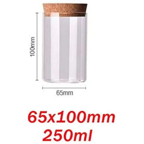9 Size Glass Jar With Lid Cork Column Airtight Canister Storage Bottles Jars Grains Tea Leaf Coffee Beans Candy Food Jar,65X100Mm 250Ml 9 Size Glass Jar With Lid Cork Column Airtight Canister Storage Bottles Jars Grains Tea Leaf Coffee Beans Candy Food Jar,65X100Mm 250Ml