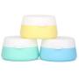 BlueSunshine Silicone Cosmetic Containers Cream Jar with Sealed Lids, 3 Pieces - Food Grade Silicone - BPA Free - Great for Travel, Home and Outdoor (10ml Cream Jars)