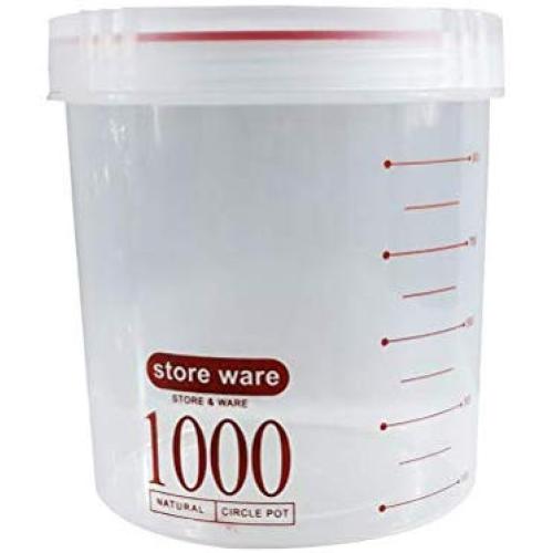 BESTONZON Airtight Food Storage Container Transparent Food Grains Crisper Seal Home Kitchen containers