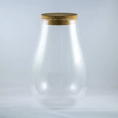Glasbehälter mit Naturkorken, Ideal zum Aufbewahren von Lebensmitteln in der Küche, Trockenlagerung für Schokolade, Getreide, Snacks, Nüsse, Zucker, Kaffee, Tee, Kräuter – praktische Glaskaraffe.