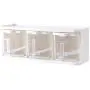 Spice Rack Seasoning Storage Boxes for Spice Bottle Spice Jar With Handle Spoon Kitchen Storage Container Salt Sugar Box,White Spice Rack Seasoning Storage Boxes for Spice Bottle Spice Jar With Handle Spoon Kitchen Storage Container Salt Sugar Box,White