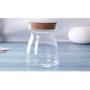 UPKOCH Glass Storage Jar Kitchen Food Storage Canisters Container With Airtight Lid 550ml