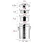Thermos Food Jar 1800ml High-capacity Thermos Stainless Food Flask Double Vacuum Insulation Lifting Pot Portable Thermos Food Jar 1800ml High-capacity Thermos Stainless Food Flask Double Vacuum Insulation Lifting Pot Portable