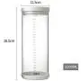 Glasbehälter für Yl Ly Versiegelte Dosen – Glasflaschen für Honig, Milchpulver, Süßigkeiten, Snacks, Kaffee, Nüsse (2100 ml)
