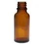 Bouteilles d'apothicaire 10 x 10 ml avec seringue, brun, incluant une entonnoir, verre, brun, 20 ml