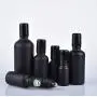 3Pcs 15ML Black Frosted Glass Empty Refillable Roll-On Bottles with Stainless Steel Roller Ball and Cap Essential Oil Perfume Eye Essence Fluid Cosmetic Containers Dispense Sample Vials for Beauty 3Pcs 15ML Black Frosted Glass Empty Refillable Roll-On Bottles with Stainless Steel Roller Ball and Cap Essential Oil Perfume Eye Essence Fluid Cosmetic Containers Dispense Sample Vials for Beauty