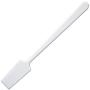 Pana Brand (50 Pieces) 5'' Makeup WHITE Spade Shaped Spatulas Cosmetic Skin Care Facial Cream Mask Spatula for Mixing and Sampling