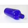 3PCS 100ml/3.4oz Wiederbefüllbare Leere Blaue Glasflasche für Ätherisches Öl, Kosmetikbehälter, Dosierbehälter, Glasgefäße mit Orifice-Reduzierer und schwarzer Kappe für Aromatherapie, Parfüm, Kölnisch Wasser, Laborchemikalien