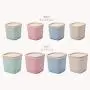 BESTONZON Sealed canister jar food storage container with lid moistureproof box for fruits grain spice(pink)