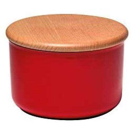 Emile Henry Made in France Medium Storage Container, 0.5 Liter, Burgundy