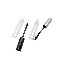 MANSHU 8 pcs 10 ml Empty Mascara Tube with Eyelash Wand, Rubber Inserts, Funnels and Transfer Pipettes Set, DIY Mascara Container with Cap