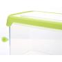 Sealed Fresh Box, Transparent Storage containers Storage Jars with lid Large Square Preserving Jars Pack of 2-A 800mlx2