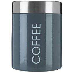 Premier Housewares Liberty Coffee Canister-Grey, H13 x W10 x D10cm
