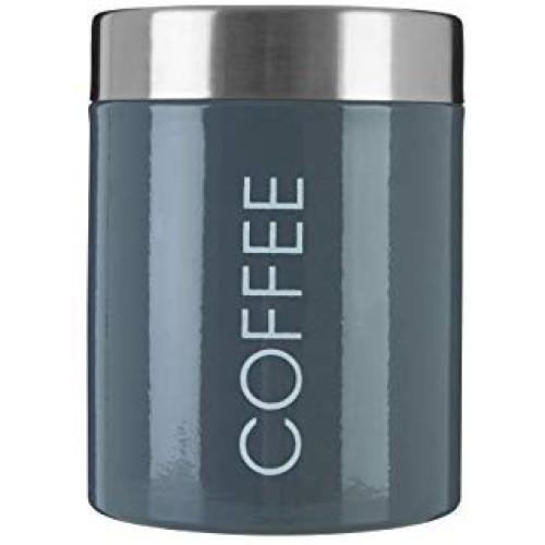 Premier Housewares Liberty Coffee Canister-Grey, H13 x W10 x D10cm