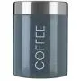 Premier Housewares Liberty Coffee Canister-Grey, H13 x W10 x D10cm Premier Housewares Liberty Coffee Canister-Grey, H13 x W10 x D10cm