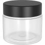 1oz Containers with Lids (24Pack) Lip Scrub/Gloss Containers, Empty 1 oz Jars 30G/30ml- Travel Cosmetic Containers w/Lids- Clear 1 Ounce Makeup Sample Container, Cream, Lotion, Liquid - BPA Free (24)