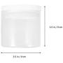 TOPBATHY High Borosilicate Sealed Jar Safe Glass Food Storage Containers 9.8x9cm