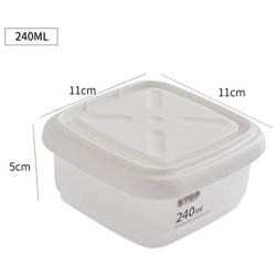 Kitchen Sealed Crisper Plastic Refrigerator Chilled Frozen Food Storage Box Grain Storage Container Food Dispensers